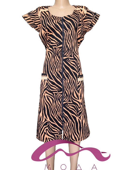 Женский летний халат Леопард 